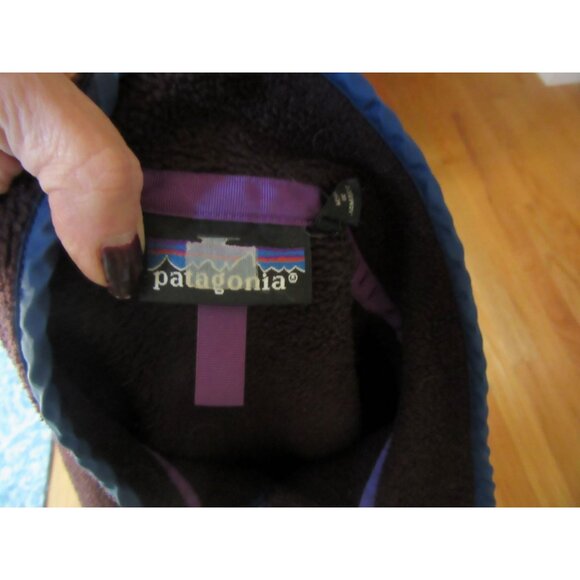 Men's Vintage Brown/Blue Patagonia Snap Button Pocket Pullover Size XL - Picture 6 of 6